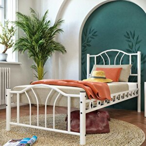 Bella Metal Karyola 90x190 Arm138 Beyaz