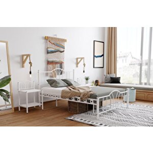 Bella Metal Karyola 180x200 Arm146 Beyaz