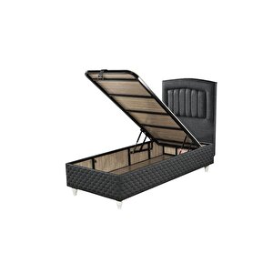 Kayra 90x200 Tek Kişilik Baza, Başlık Seti Ey2410