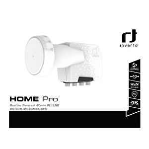 Inverto Home Pro Quattro (merkezi Sistem Uyumlu) 0.1db Lnb Full Hd 4k Uyumlu