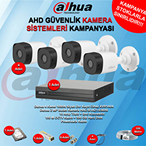 4 Kanal Bullet Ahd Güvenlik Kamera Kampanya Seti