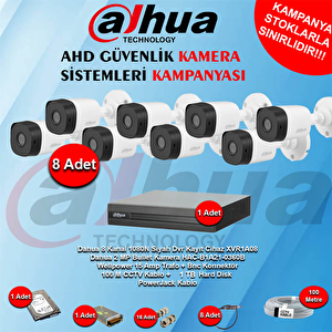 8 Kanal Bullet Ahd Güvenlik Kamera Kampanya Seti