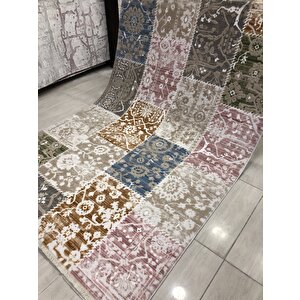 Kaşmir Halı Armina 160x235 Ae 0359 Patchwork Pudra Vizon 4 M2 Halı