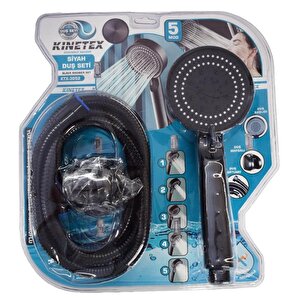 Lüks Si̇yah Duş Seti̇ 5 Fonksi̇yonlu Ktx-3052