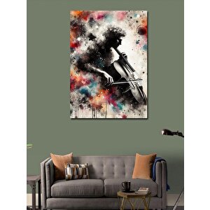 Kanvas Tablo Çello Çalan Adam 50x70 cm