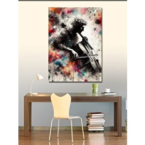 Kanvas Tablo Çello Çalan Adam 70x100 cm