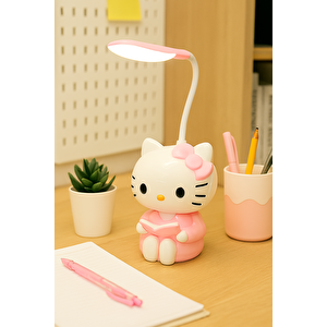 Hello Kitty Okuyan Masa Lambası, Pembe, 15x9