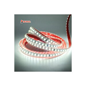 Sb-6508 20 Metre Beyaz Işık Yapışkanlı Yüksek Lümen Silikonlu Şerit Led Işık Fişli Aydınlatma 5 metre