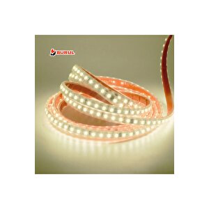 Sb-6508 5 Metre Gün Işığı Yapışkanlı Silikonlu Yüksek Lümen Şerit Led Işık Fişli Aydınlatma