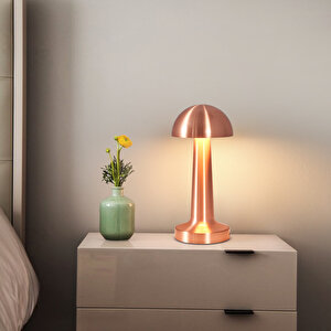 Li̇vava Dokunmati̇k Mantar Masa Lambasi, Bronz, 22x9 Kahverengi