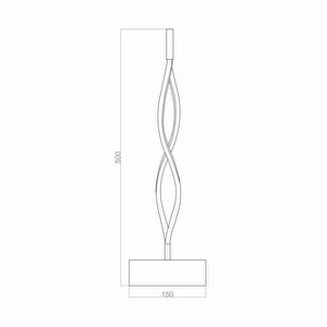 Voxlamp Moot Ledli Masa Lambası 50 Cm 18 Watt