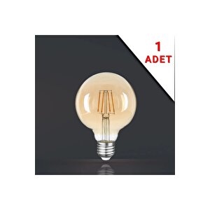 Rustik Led Ampül E27 Duy G95 Glop Model 1 Adet 4 Watt