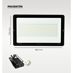 500w Led Projektör 3200k Sarı Işık