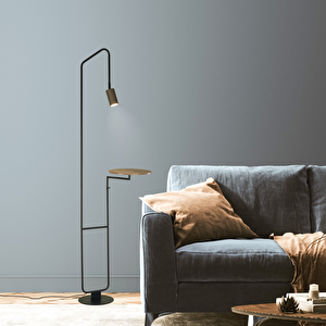 Voxlamp Led Lambader Coffee Ahşap 170 Cm 5 Watt