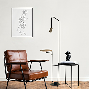 Voxlamp Led Lambader Coffee Ahşap 170 Cm 5 Watt