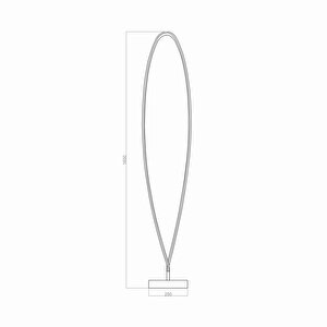 Voxlamp Led Lambader Rosa 165 Cm 59 Watt
