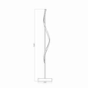 Voxlamp Whitlow Led Lambader 130 Cm 27 Watt