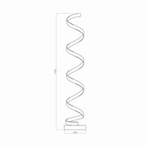 Voxlamp Auger Led Lambader 130 Cm 63 Watt