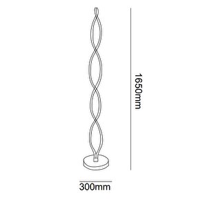 Voxlamp Stuffed Led Lambader 165cm 59 Watt