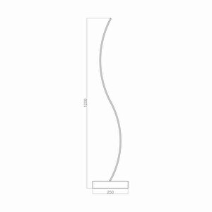 Voxlamp Berceuse Led Lambader 120cm 23 Watt