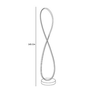 Voxlamp Octo Led Lambader 140 Cm 58 Watt