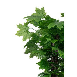 Çim Detaylı Saksıda 110 Cm Yapay Çınar Ağacı