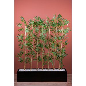 140 Cm Bambu Seperatör Siyah