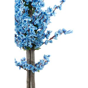 Siyah Saksıda Turuncu Sarı Renkli 120 Cm Japon Bahardalı Ağacı