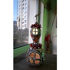 Himarry Güneş Enerjili Dekoratif Kabak Dekoru El Yapımı
