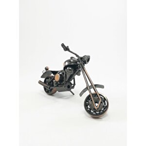 Metal Retro Motosiklet Modeli El Yapımı Dekor Biblo Mo341