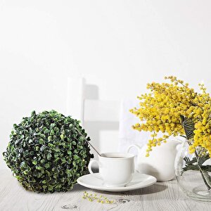 Yapay Çiçek Şimşir Top 12 Cm Yeşil Top
