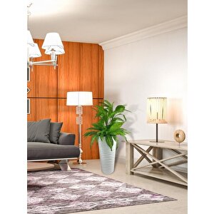 Yapay Çiçek Yukka Sarı Damarlı Salon Bitkisi Beyaz Uzun Kumsal Vazoda 120cm 60yaprak