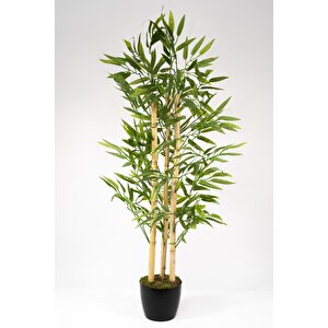 Yapay Bambu Ağacı 100 Cm 4 Bambulu