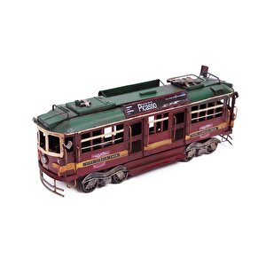 Dekoratif Metal Piccaso Treni Vintage Biblo Hediyelik