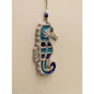 Seramik Mini Denizatı Dekoratif Duvar Süsü 9x17 Cm