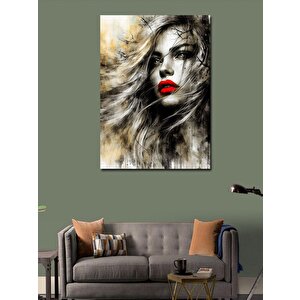 Kanvas Tablo Rüzgarlı Kadın 50x70 cm