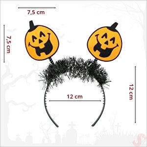 Halloween Gülenyüz Bal Kabağı Taç