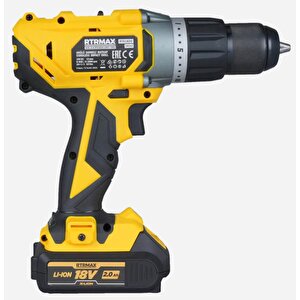 Rtrmax Rtx1820 Çift Akülü Darbeli Matkap 18v-2ah