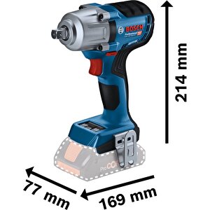 Gds 18 V-450 Pc Şarjlı Somun Sıkma Sökme Makinası 450 Nm 18 Volt (akü Ve Şarj Aleti Hariç)