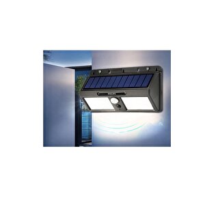 Philips Bws010 10w Solar Güneş Enerjili Duvar Aplik Beyaz Işık - Dış Mekan Sensörlü Aydınlatması