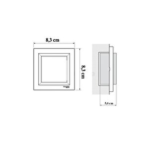 Schneider Asfora Antrasit 600va Rl Tip Vavien Dimmer Anahtar - Çerçeveli