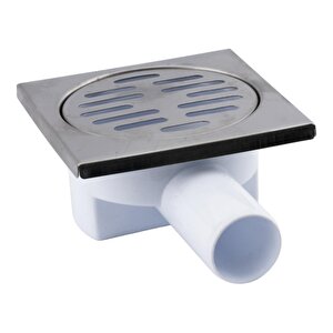 Yer Süzgeci Banyo Izgara Lavabo Pis Su Gideri Kapak Kapağı Yandan Çıkışlı Sifon Metal Plastik 32 Mm