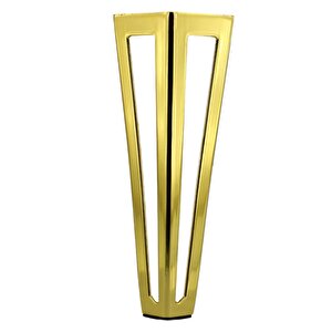 Mobilya Koltuk Baza Puf Sehpa Tv Ünite Masa Ayağı Ayakları Metal Ayakları 14 Cm Altın