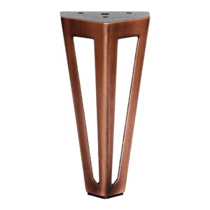 Mobilya Koltuk Baza Puf Kanepe Tv Ünite Masa Ayağı Ayakları Metal Ayak 14 Cm Antik Bakır
