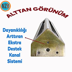 Mobilya Koltuk Baza Puf Kanepe Tv Ünite Masa Ayağı Ayakları Metal Ayak 14 Cm Antik Sarı