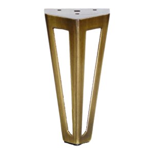 Mobilya Koltuk Baza Puf Kanepe Tv Ünite Masa Ayağı Ayakları Metal Ayak 14 Cm Antik Sarı