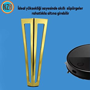 Mobilya Koltuk Baza Sehpa Kanepe Masa Ayağı Metal Ayak 20 Cm Altın