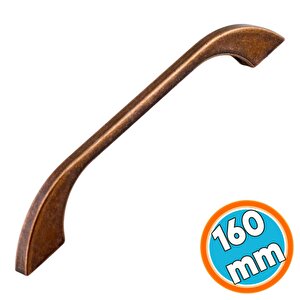 Eskitme Antik Bakır Metal Mobilya Mutfak Dolabı Dolap Kulpu Kulbu 160 Mm - 16 Cm Kulpları