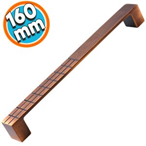 Mobilya Mutfak Dolabı Banyo Çekmece Dolap Kapak Kulpu Kulbu Antik Bakır 160 Mm Metal Kulp
