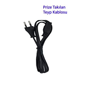 Teyp Kablosu 1,5mt Philips Armatür Güç Kablosu Siyah